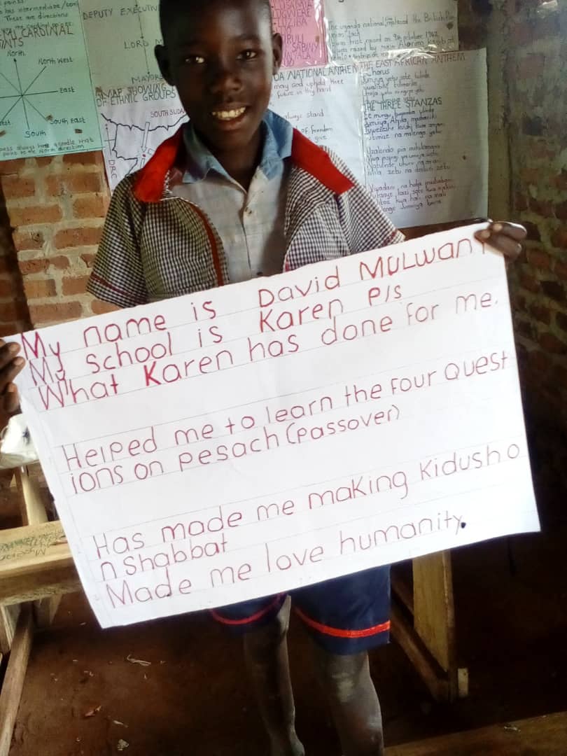 David Mulwani, a student at the Karen Junior Academy